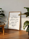 Minimalist Inspirational Quote & Motivational Affirmation Canvas Poster