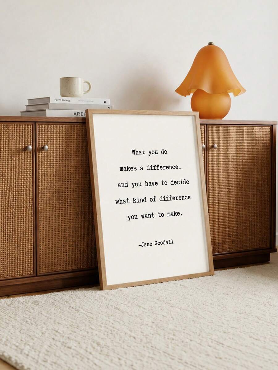 Minimalist Inspirational Quote & Motivational Affirmation Canvas Poster