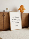 Minimalist Inspirational Quote & Motivational Affirmation Canvas Poster
