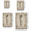 Size guide for Santa sleigh canvas artwork showing 21 by 30, 30 by 40, 40 by 60 and 50 by 70 centimeter dimensions