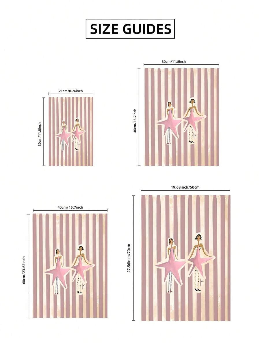 Vintage "Kiss All The Time" Disco & Cocktail Lover Canvas Poster 