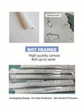 Christmas poster options showing picture frame and hanging frame examples