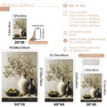 Vintage Olive Tree Still Life Botanical & Vase Canvas Poster