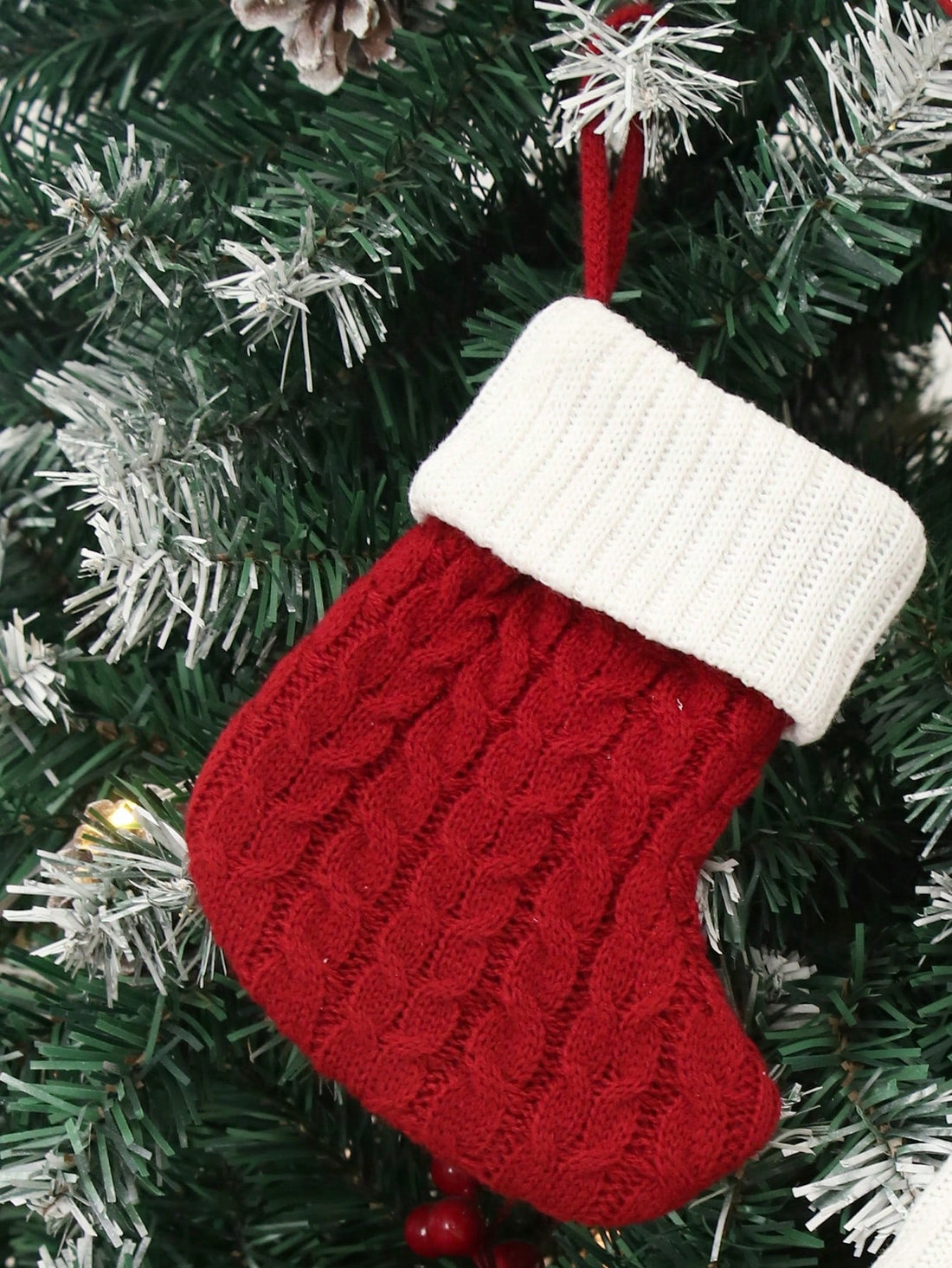 This 1pc Traditional Christmas Sock is a must-have decoration for your holiday season. The beautiful pendant is perfect for adorning your Christmas tree or gifting to loved ones. Made with high-quality materials, it adds a festive touch to any home. Get yours now and make your Christmas extra special.