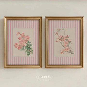 Bring a soft, romantic touch to your space with this 2PCS Hydrangea Prints Pink Floral Preppy Coquette Canvas Poster set. Featuring delicate pink hydrangea flowers and a charming floral aesthetic, these canvas prints create a feminine and dreamy atmosphere that works beautifully with preppy, coquette, vintage, and romantic interior styles.