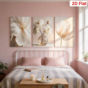 The 3-Piece Boho Botanical Modern Neutral Beige Floral Plant Canvas Poster features a beautifully coordinated collection of botanical artwork with soft beige tones, delicate floral elements, and modern boho styling. Its neutral color palette, elegant plant illustrations, and minimalist composition create a calming atmosphere that blends effortlessly with Scandinavian, contemporary, bohemian, and organic-inspired interiors.