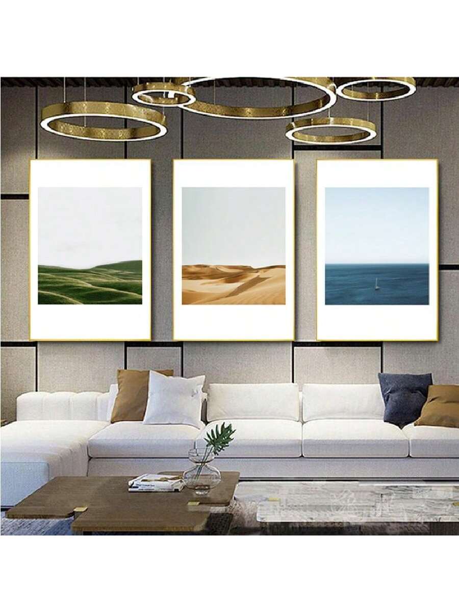 Elevate your living space with this 3-piece modern natural landscape art set, thoughtfully designed to bring serene outdoor beauty indoors. Each canvas print captures vivid, natural scenes with contemporary aesthetics, adding depth and harmony to any room. Perfect for enhancing home decor, these high-quality prints offer a balanced blend of artistic style and tranquility, creating an inviting atmosphere that complements modern interiors seamlessly.