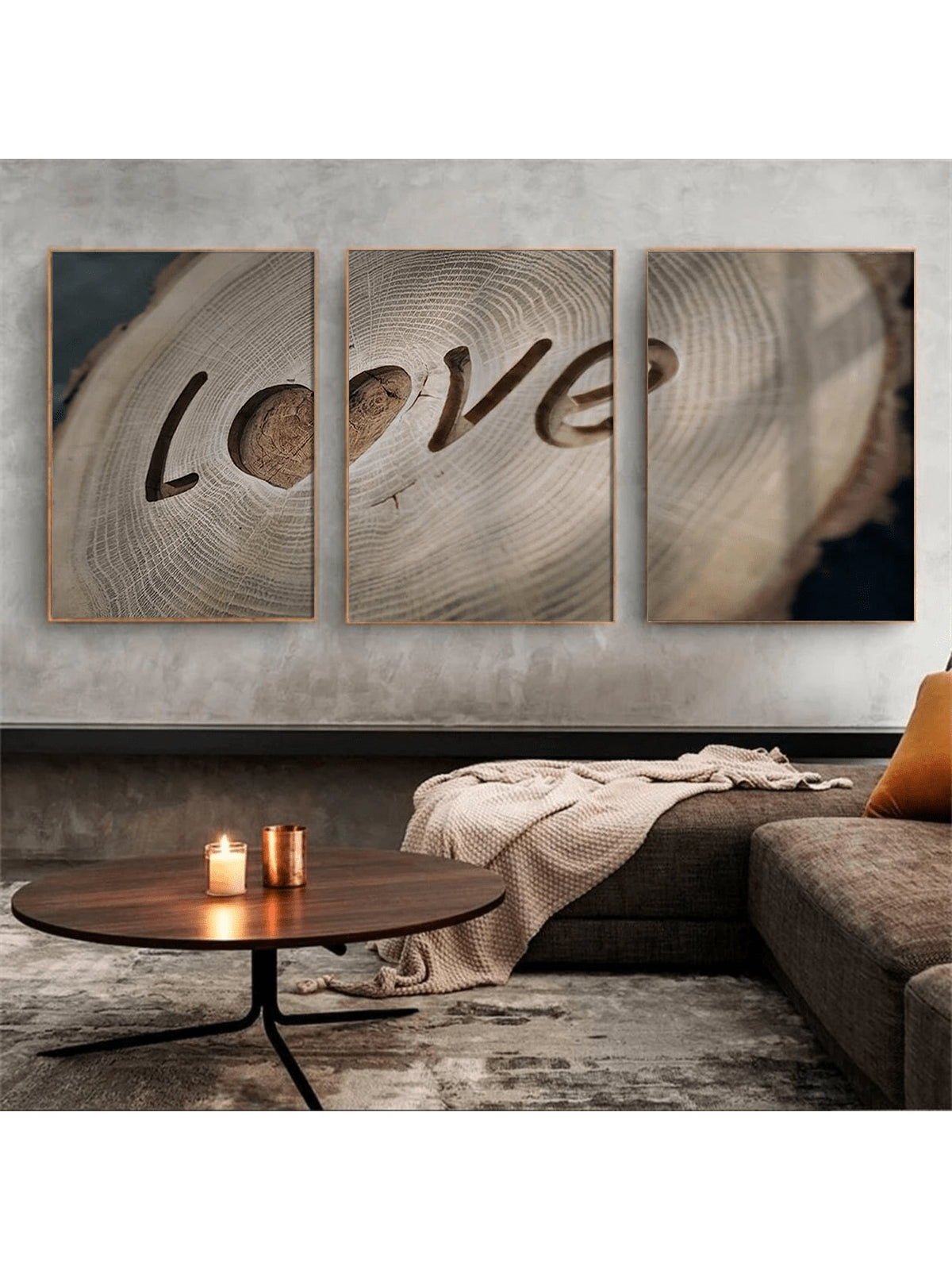 Elevate your living space with this 3-piece modern wall art set featuring romantic canvas prints adorned with heartfelt love quotes. Perfectly designed for Valentine's Day or everyday home decor, these prints add a sophisticated and intimate touch to any room. Crafted with quality materials, they offer lasting vibrancy and style, making them an ideal choice for expressing affection through art.