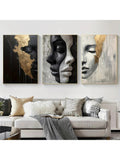 Elevate your living space with this sophisticated 3-piece unframed canvas set featuring black and white abstract face designs. Crafted to complement modern interiors, each piece offers a minimalist yet striking visual impact that enhances elegance without overwhelming your decor. Ideal for creating a cohesive gallery wall, this art set brings a refined artistic touch to any room.