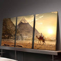 The 3pcs Ancient Egyptian Pyramids Tourist Attractions Wood Frame Canvas Print Set brings the timeless mystery of ancient Egypt to your walls with a beautifully coordinated collection inspired by iconic pyramids and historic landmarks. Detailed architectural imagery, warm desert tones, and an artistic vintage style capture the grandeur and cultural richness of Egypt, creating an eye-catching display for travel and history enthusiasts.