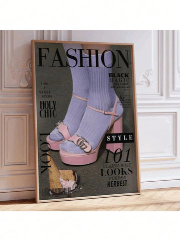 Transform your living space with this authentic 70s Retro Fashion Magazine Poster. The stylish pink hues capture the iconic aesthetic of vintage fashion, creating a focal point that elevates your living room's design sensibility. Perfect for design enthusiasts seeking to incorporate retro elements with contemporary appeal, this wall art piece delivers both nostalgic charm and modern sophistication.