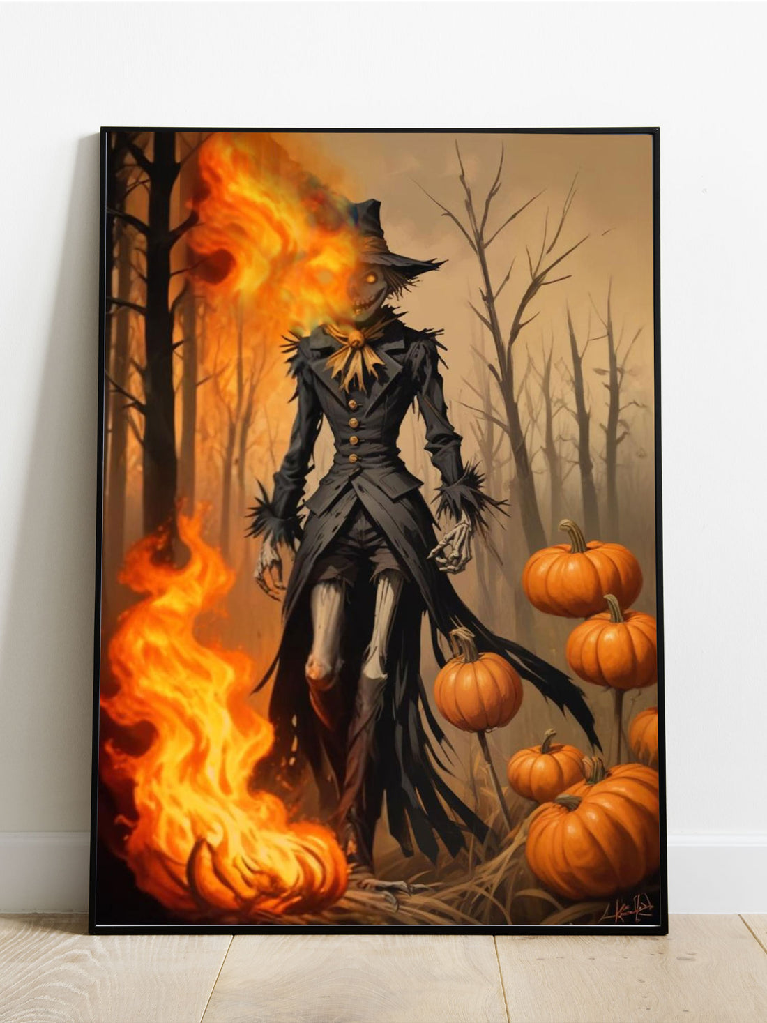 This Scarecrow Walking In The Field Poster Wall Art is a must-have for any fan of autumn and rustic decor. The intricate design and vivid colors will add a touch of charm to any room. Made with high-quality materials, this poster is a durable and long-lasting addition to your home decor. Bring the beauty of the harvest season into your home with this stunning piece.