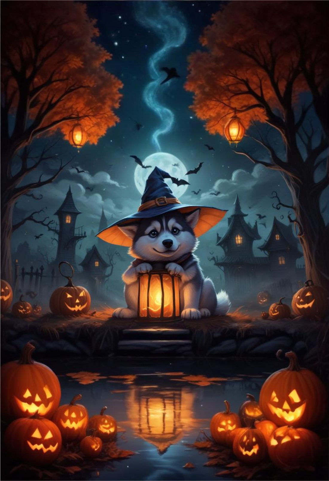 This stunning Animal Witch Holding Lamp Poster Wall Art adds a whimsical touch to any space. Made with high-quality materials, this piece features intricate details and vibrant colors. Perfect for adding a touch of magic to your home decor.