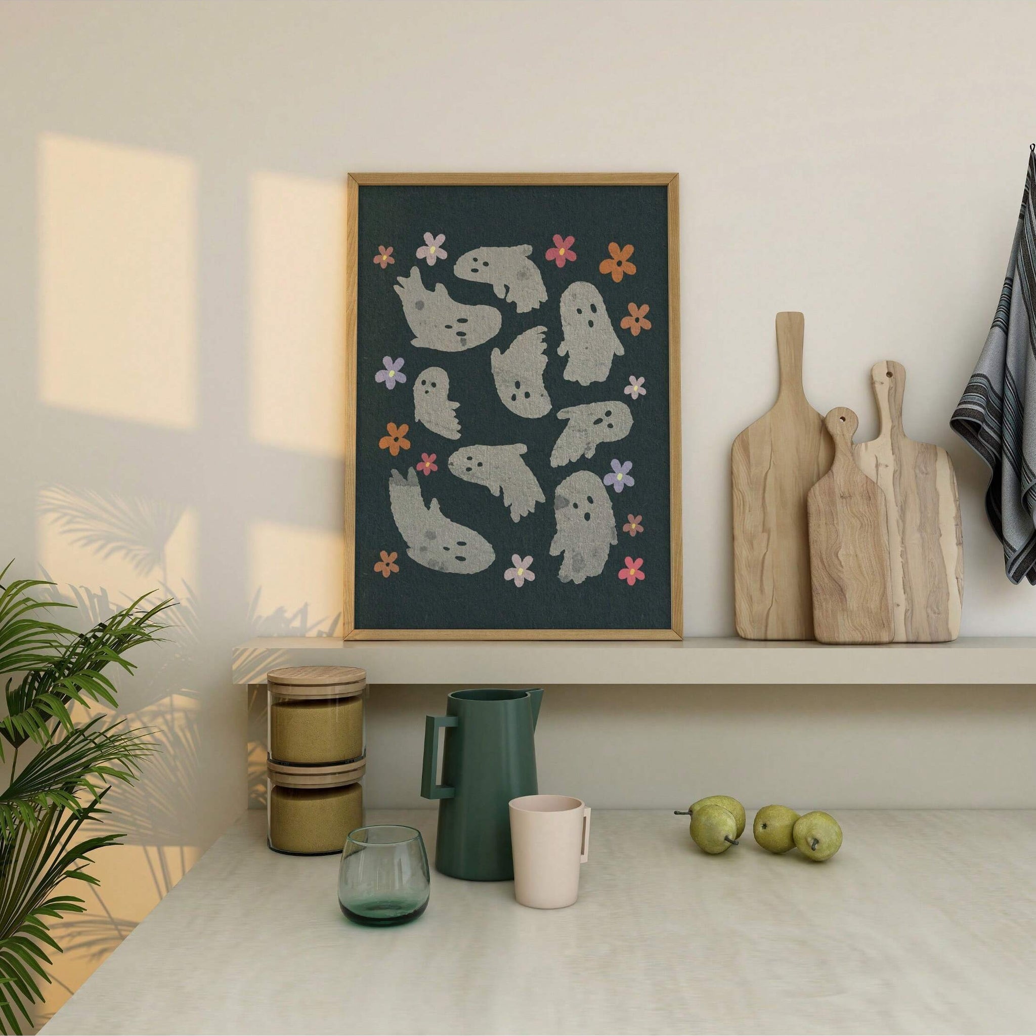 Add a charming touch to your Halloween decorations with this Adorable Ghost Print Wall Art. Perfect for creating a cozy autumn atmosphere, this print features a playful ghost design that balances spooky and sweet. Ideal for enhancing seasonal décor in any room, it brings festive spirit without overwhelming your space. Crafted to complement fall themes, it’s a subtle yet impactful way to celebrate Halloween with style and warmth.
