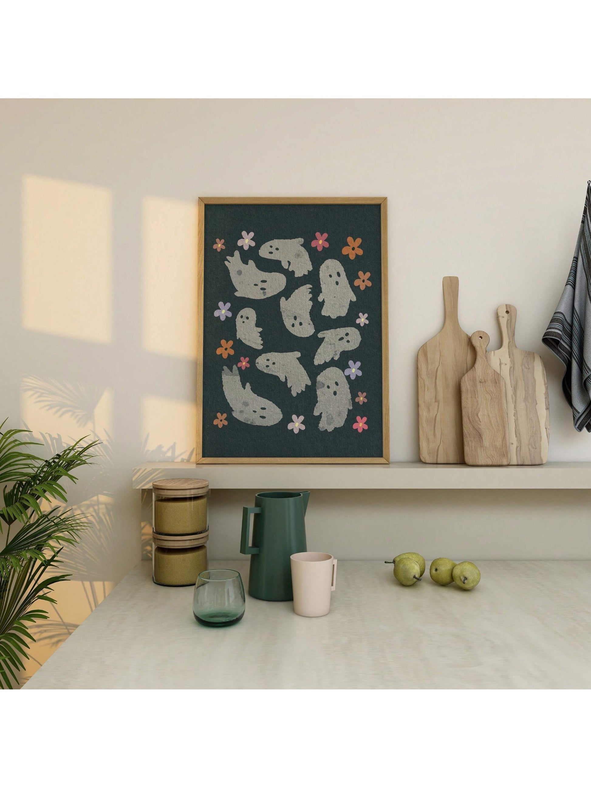 Add a charming touch to your Halloween decorations with this Adorable Ghost Print Wall Art. Perfect for creating a cozy autumn atmosphere, this print features a playful ghost design that balances spooky and sweet. Ideal for enhancing seasonal décor in any room, it brings festive spirit without overwhelming your space. Crafted to complement fall themes, it’s a subtle yet impactful way to celebrate Halloween with style and warmth.