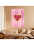 Enhance your home decor with an adorable Valentine's Day Cat Art Set. Featuring cute pink canvas prints, this set brings a love-filled element to any room. Made with high-quality materials, these prints are a charming addition to your wall art collection. Perfect for cat lovers and Valentine's Day enthusiasts alike.