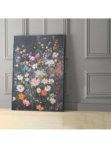 Enhance your living space with this expertly crafted aesthetic floral canvas painting, beautifully framed to complement any décor. Ideal for all occasions, this wall art adds a touch of elegance and natural charm to your home or office. Its vibrant floral design brings warmth and sophistication, making it a timeless piece that elevates any room’s ambiance effortlessly. Durable and ready to hang, it offers both style and convenience for discerning art lovers.