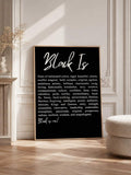 African American Art Positive Affirmations Inspirational Canvas Poster