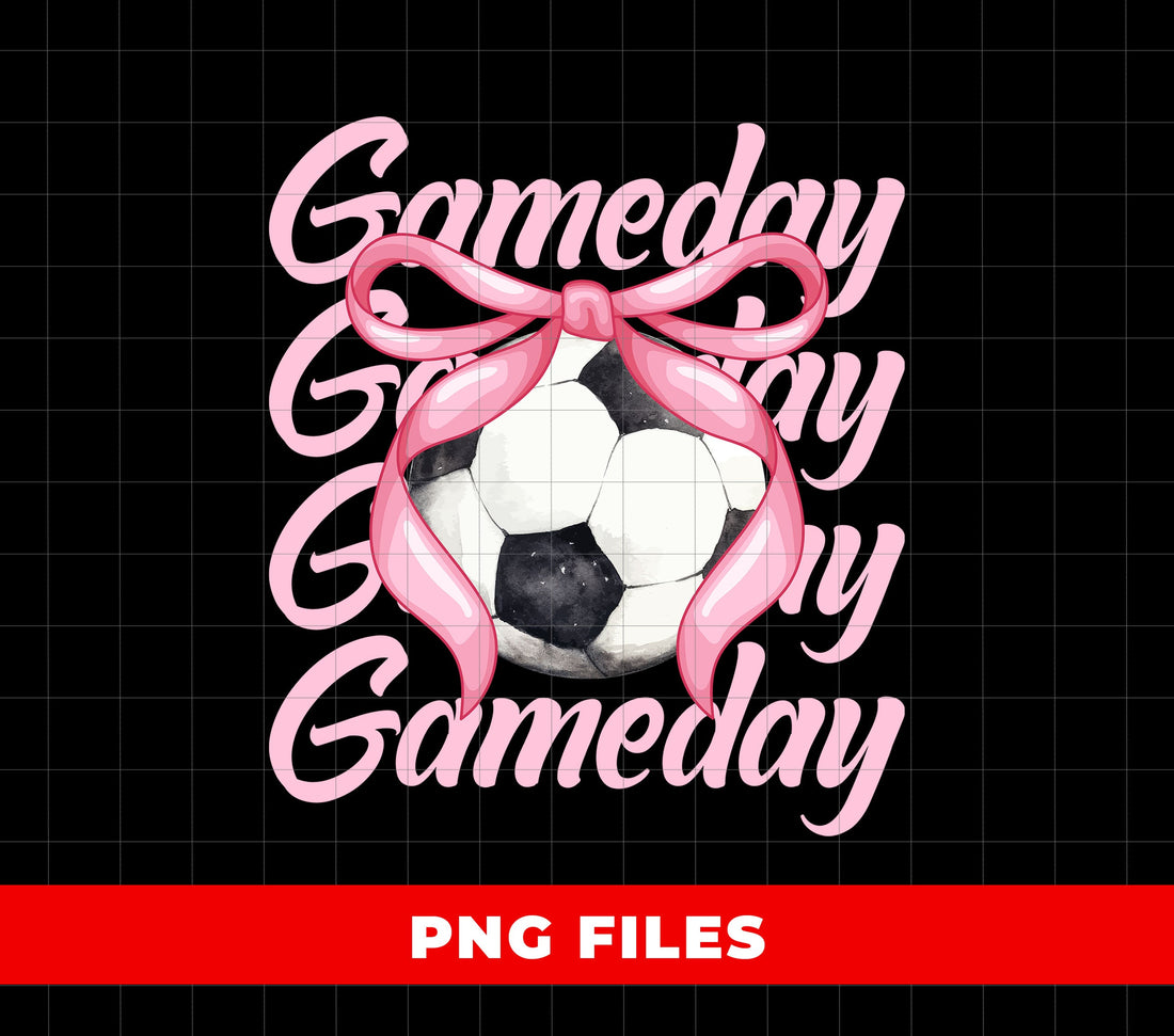 Gameday, Football Lover, Football Player, Pink Sporty, Digital Files, Png Sublimation