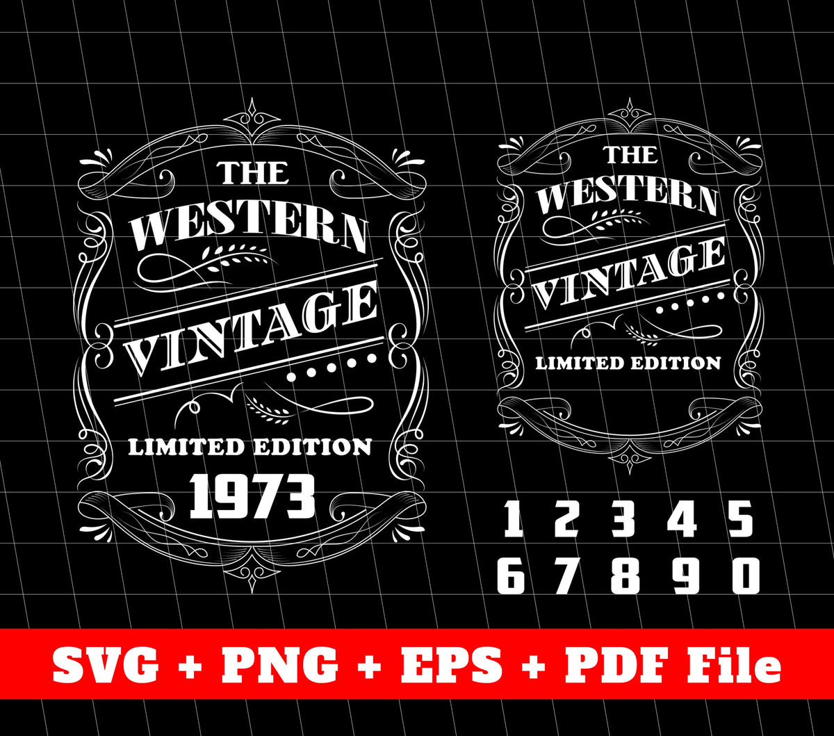 Birthday Gift Hand Draw, Birthday Vintage, Custom Year Of Birth, SVG Files, PNG Sublimation File