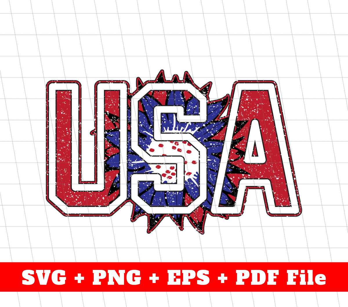 USA Sunflower, Sunflower, America, American Flag, Svg Files, Png Sublimation