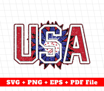 USA Sunflower, Sunflower, America, American Flag, Svg Files, Png Sublimation