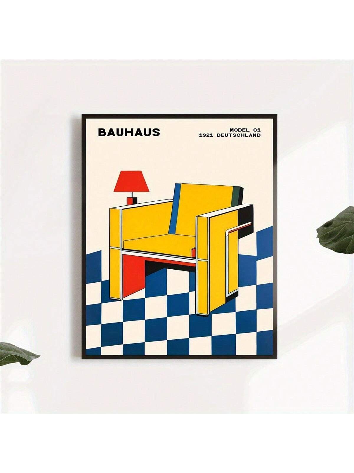 Elevate your space with the Bauhaus Chair Art Print, a refined geometric abstract design that captures the essence of retro modernism. Printed on high-quality canvas, this wall decor piece offers a sophisticated blend of form and function, perfect for art enthusiasts seeking unique, statement-making gifts. Its minimalist yet striking composition complements contemporary interiors while honoring the iconic Bauhaus style. Ideal for adding a cultured touch to any room or office.