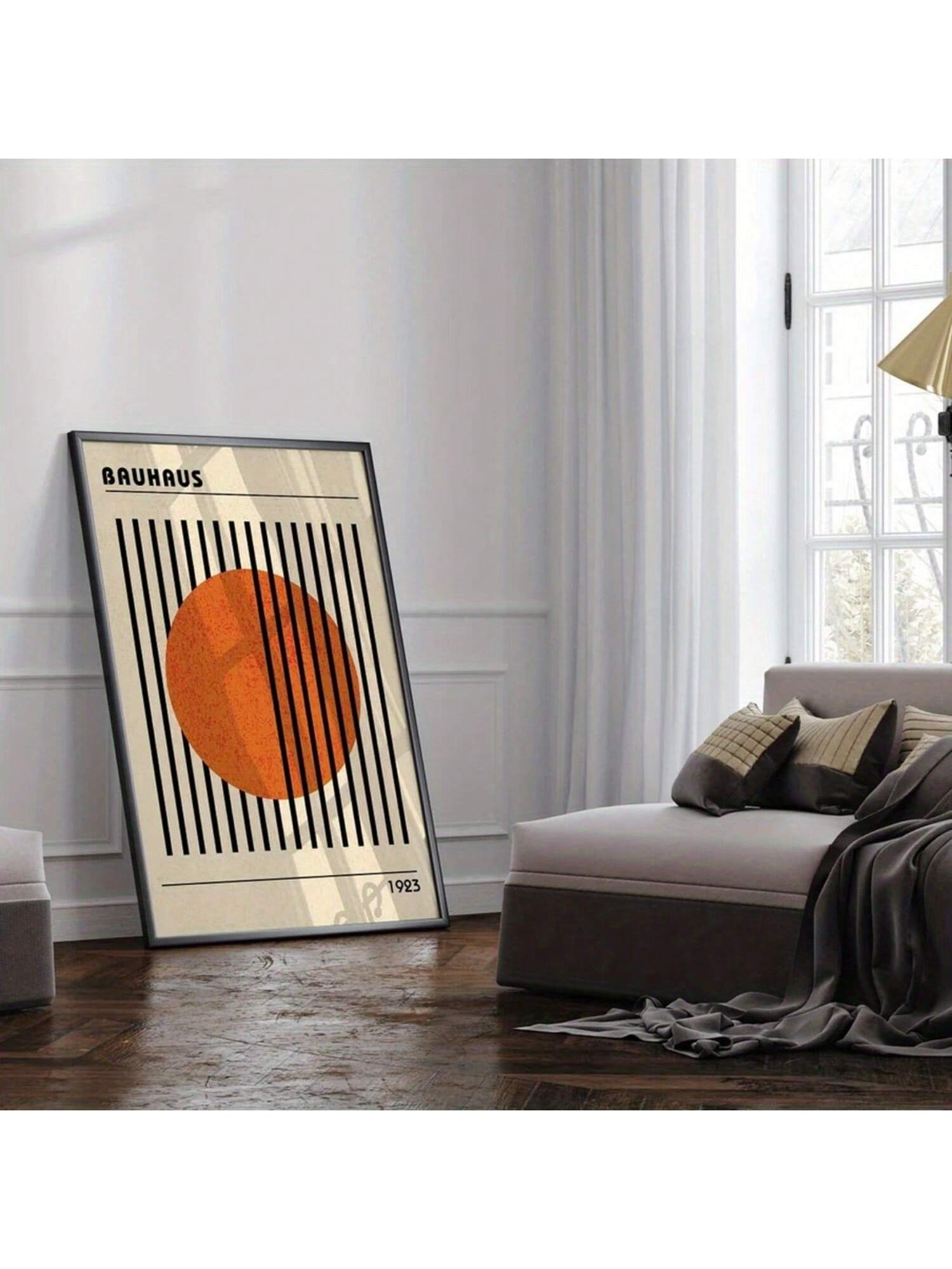 Add a touch of vintage-inspired style to your home décor with our Bauhaus Geometric Wall Art Poster. This mid-century modern print features bold geometric shapes and a sleek design that will elevate any space. Made with high-quality materials, it's a stylish and durable addition to any room.