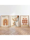 Elevate your interior with this curated collection of Bauhaus-inspired wall art posters. Each print showcases geometric abstraction and minimalist design principles that define the iconic modernist movement. The clean lines, bold color palettes, and balanced compositions create visual interest while maintaining sophisticated restraint. Perfect for contemporary, industrial, or eclectic spaces, these prints complement both neutral and accent-heavy interiors. Frame individually for impact or arrange as a galle