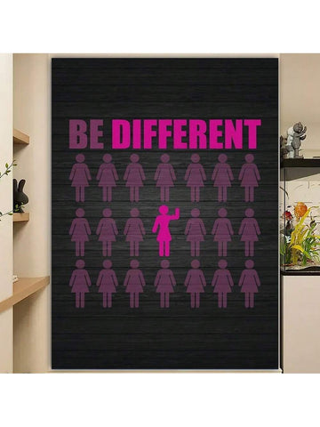 Elevate your workspace with the "Be Different" inspirational wall art, a motivational framed poster designed to inspire creativity and individuality. Perfect for office decor, this piece encourages a mindset of innovation and confidence, making it an ideal addition to any professional environment seeking to foster motivation and unique thinking. Crafted with quality framing, it combines aesthetic appeal with a powerful message to enhance your daily work atmosphere.