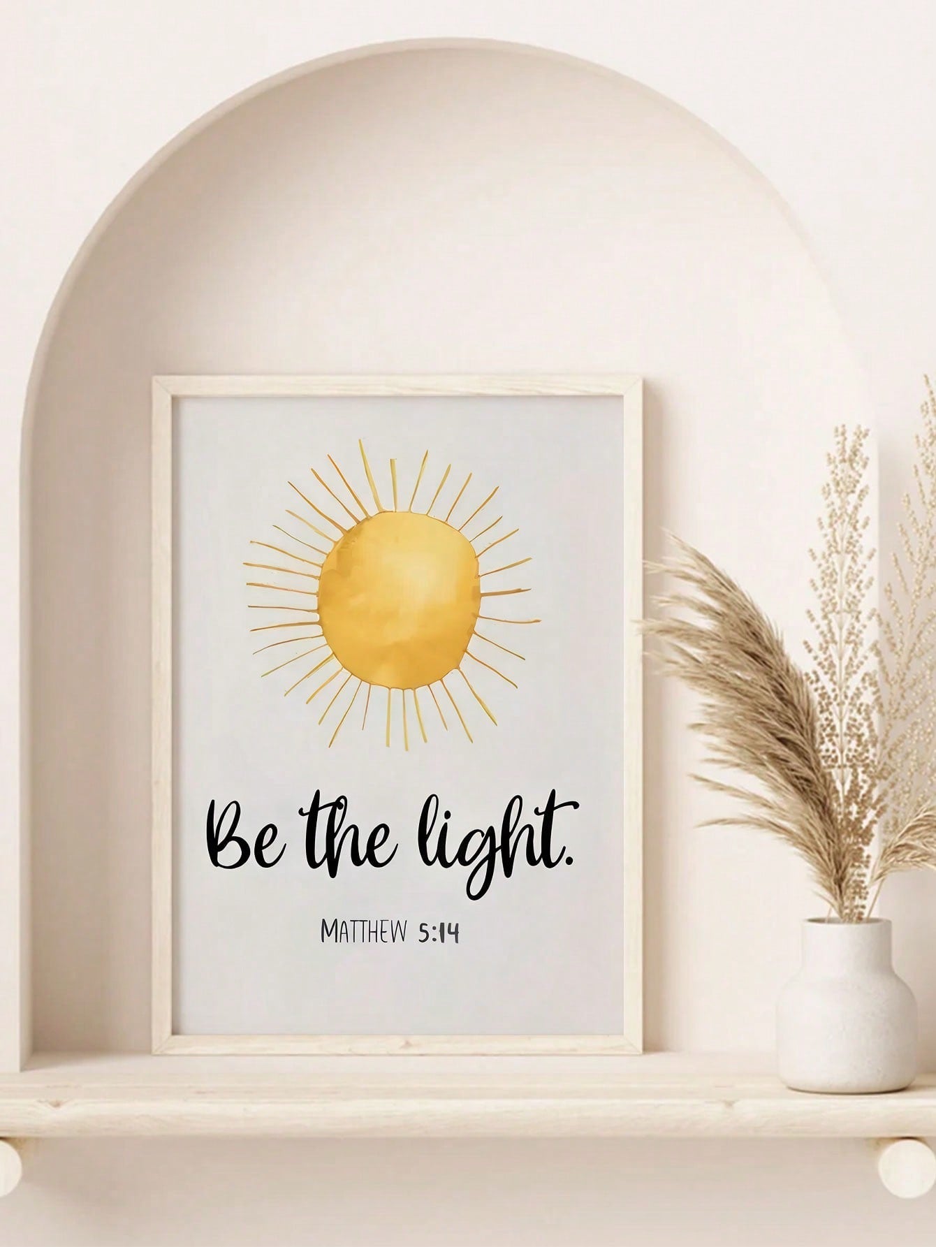 Illuminate your home with the Be The Light Christian Poster Canvas - perfect for Valentine's Day. This premium canvas poster features a powerful motivational message that will inspire and uplift you daily. The high-quality canvas material ensures lasting durability and the perfect addition to any room.