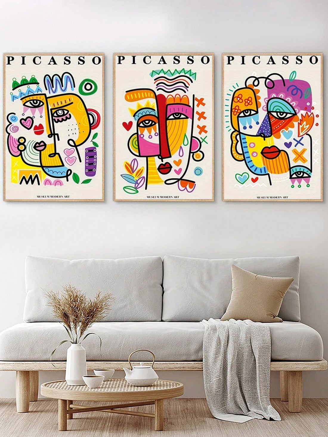 Elevate your living space with this Beige Abstract Canvas Poster, inspired by the timeless minimalist style of Picasso. Its vintage aesthetic and subtle neutral tones create a sophisticated focal point that complements a variety of interior designs. Crafted for durability and visual impact, this wall art adds an expert touch of modern elegance to any home decor.