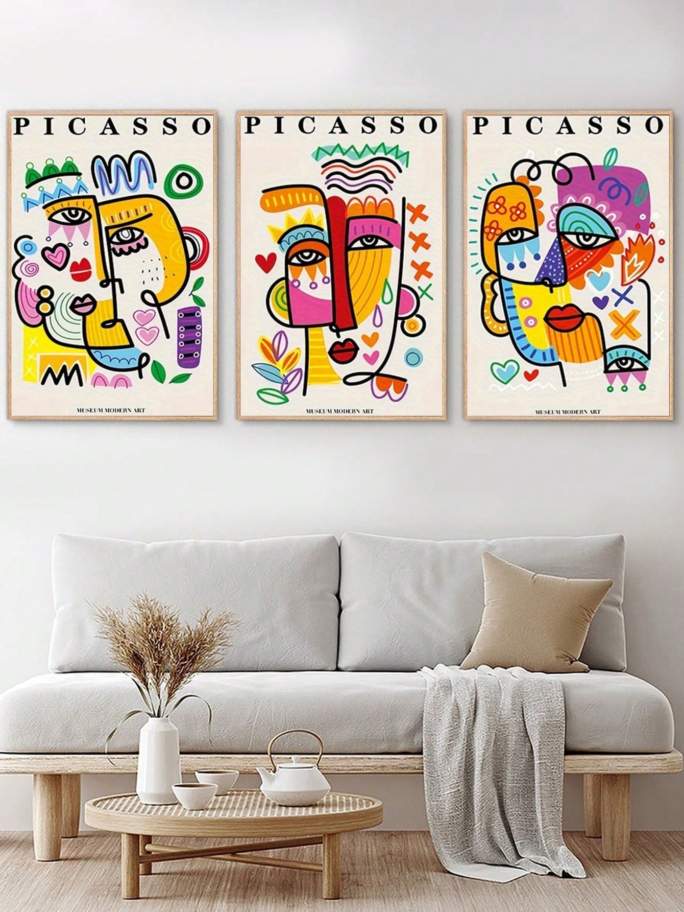 Elevate your living space with this Beige Abstract Canvas Poster, inspired by the timeless minimalist style of Picasso. Its vintage aesthetic and subtle neutral tones create a sophisticated focal point that complements a variety of interior designs. Crafted for durability and visual impact, this wall art adds an expert touch of modern elegance to any home decor.