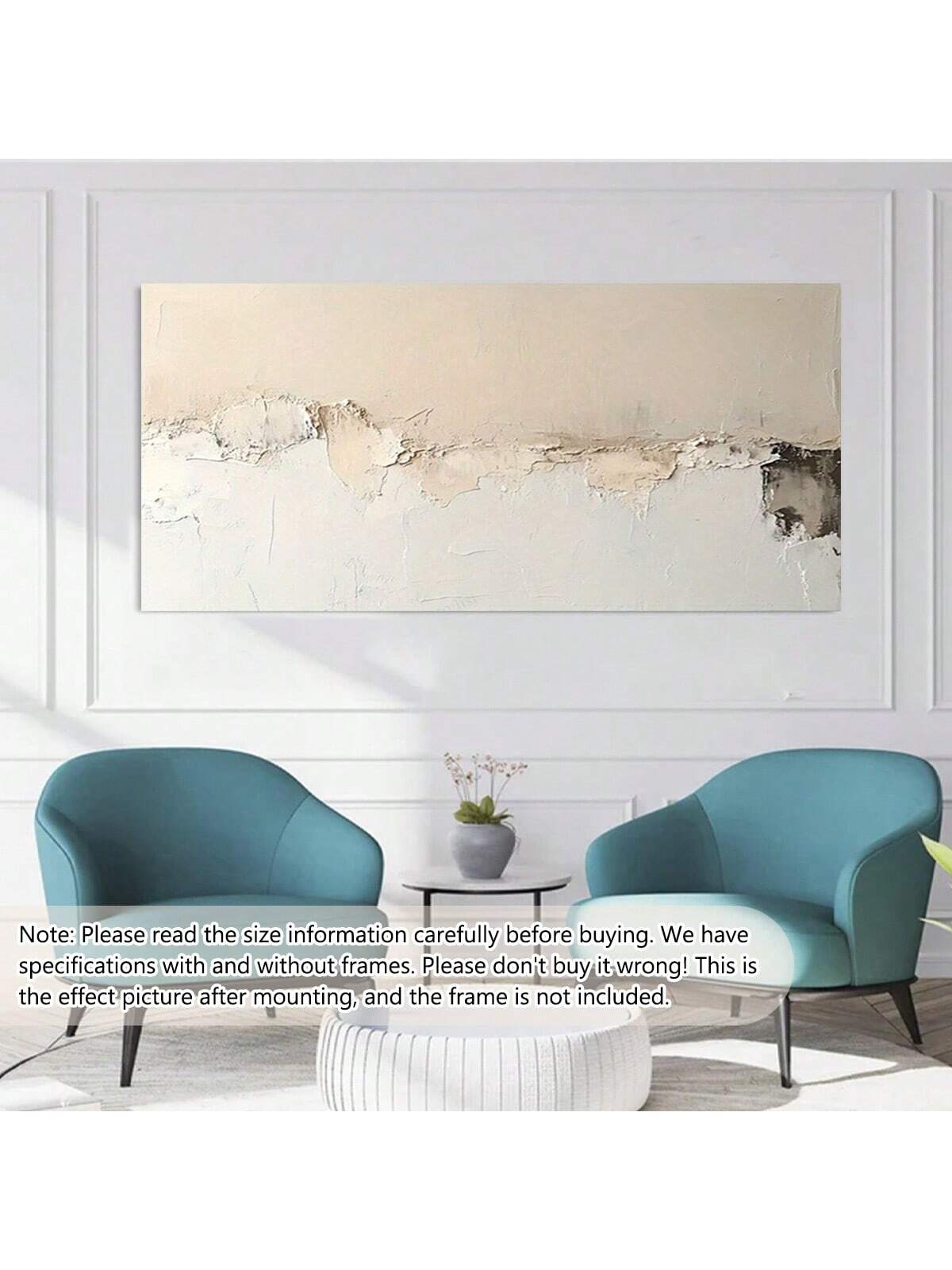 Elevate your space with this sophisticated Beige and White Textured Abstract Canvas Wall Art. The subtle color palette and textured surface create visual depth while maintaining a clean, minimalist aesthetic. Perfect for contemporary interiors, this versatile piece complements various design schemes in living rooms, bedrooms, or professional environments. Museum-quality construction ensures lasting beauty and impact in any setting.