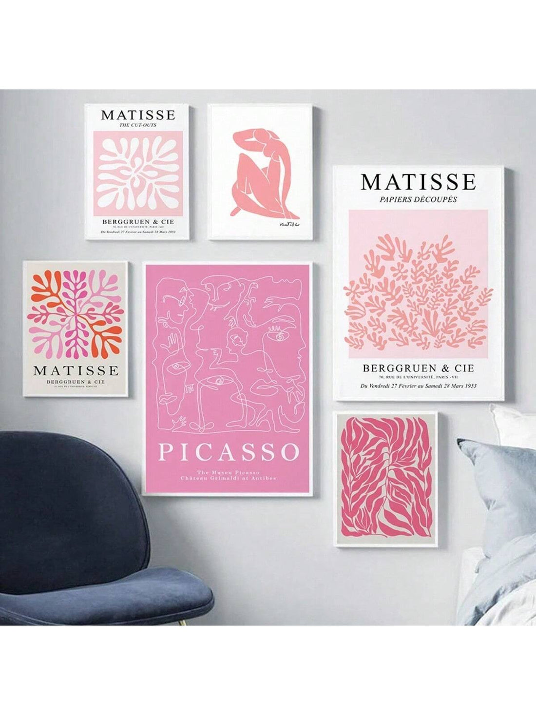 Experience the serene beauty of Blush Serenity. Inspired by Henri Matisse's abstract line art, this canvas print brings elegance and sophistication to any space. With its blush tones and delicate lines, it will add a touch of tranquility and creativity to your home or office.