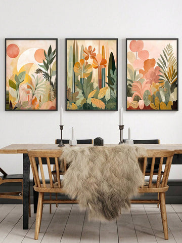 Transform your living room and bedroom into a tropical oasis with our Bohemian Oasis 3-Piece Wall Art Set. Featuring a vibrant and captivating tropical jungle theme, this set is perfect for adding a touch of nature and adventure to any space. Expertly crafted and designed to enhance your decor, this set is a must-have for any home.