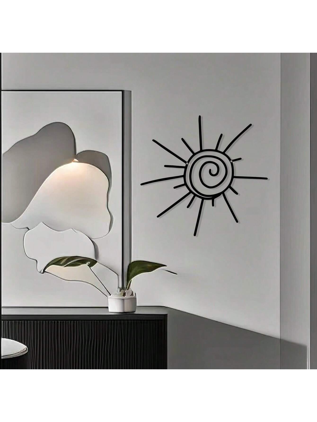 This uniquely designed Bohemian Sun Burst Metal Wall Art adds an enchanting touch to both indoor and outdoor decor. With its intricate metal detailing and sunburst design, it brings a bohemian vibe to any space. Handcrafted with attention to detail, this piece is sure to impress.