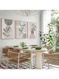 Introduce effortless chic into your home with our Boho Botanical Bliss Canvas Prints. This set of 3 features sage green abstract designs, adding a touch of tranquility to your decor. Each print is expertly crafted on canvas, creating a durable and stylish addition to your space. Transform your home today.