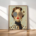 Elevate your living space with our Boho Chic Floral Portrait Canvas Art. This unframed piece adds a touch of Nordic style to any room. Its unique design and modern appeal will make a statement in any space. Transform your walls into a work of art with our high-quality canvas print.
