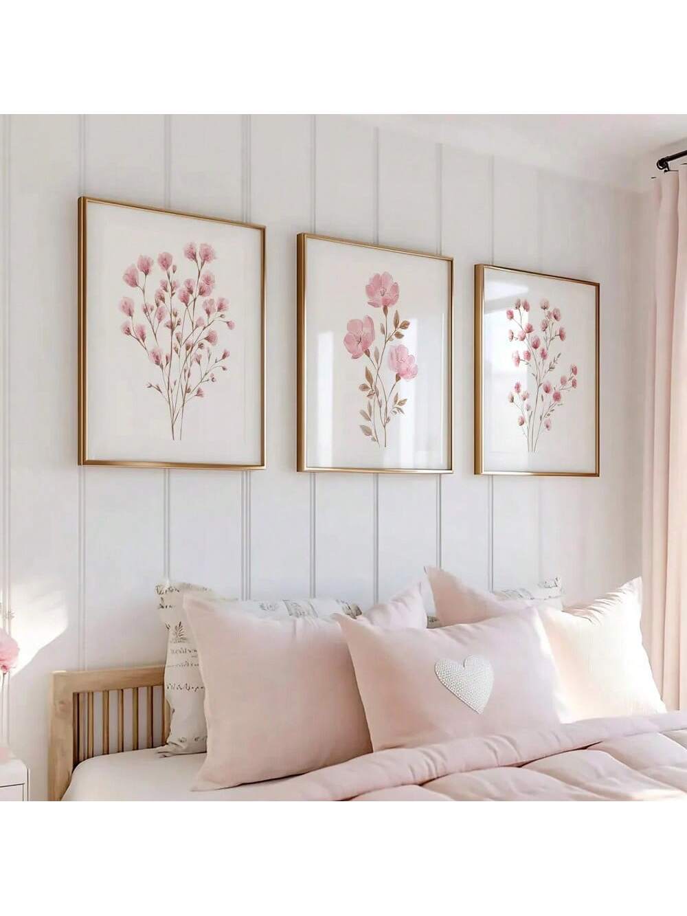 Transform your space with these captivating botanical canvas posters that blend bohemian elegance with contemporary aesthetics. Featuring delicate pink florals and lush botanical illustrations, each unframed piece brings organic beauty to any room.