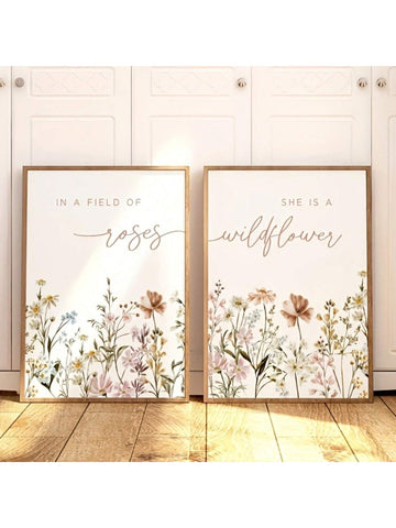 Add a touch of chic to your home decor with our Boho Wildflower Canvas Wall Art Set. Featuring inspirational floral prints, this set brings a natural and calming vibe to any room. Made with high-quality canvas, these prints are durable and long-lasting. Elevate your space with our Boho Wildflower Canvas Wall Art Set.