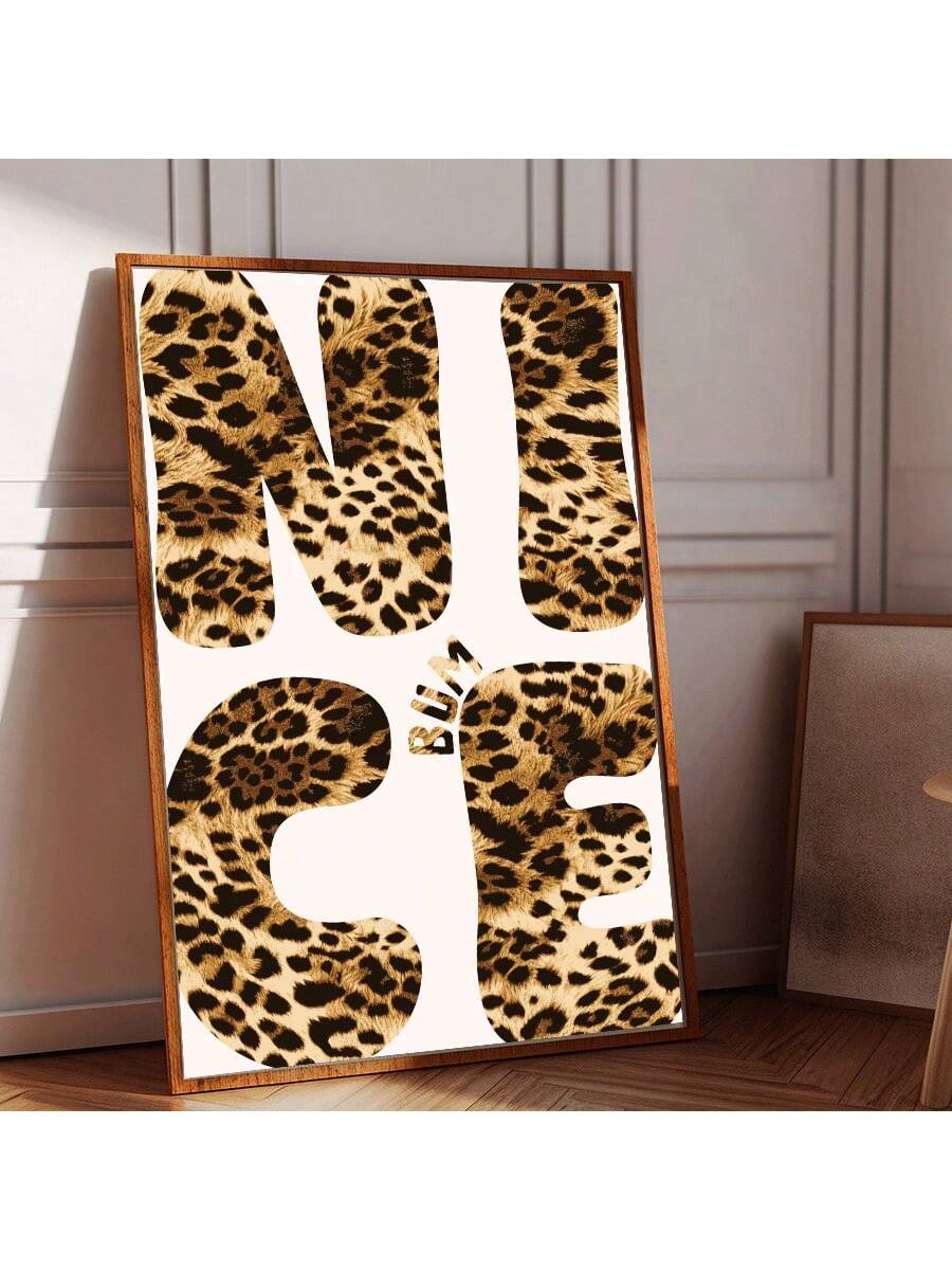 Add a playful touch to your bathroom decor with our Bold &amp; Cheeky: Nice Bum Wall Art Canvas Print. Made with high-quality canvas material, this print features a bold and cheeky design, creating a fun and unique addition to any bathroom. Elevate your space with this humorous and stylish wall art.