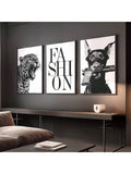 Experience the perfect blend of luxury and nature with our Bold Luxury Wall Art Print. Featuring a stunning wild leopard and doberman design, this unframed black aesthetic decor piece will add a touch of sophistication to any room. Elevate your space with this captivating and elegant art print.