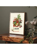 Transform your space with this vibrant botanical wall art poster, designed to inspire positive energy in any room. Crafted from durable canvas, this unframed hanging painting features a stunning multicolor botanical design that complements modern and traditional décor alike. The waterproof material ensures longevity, while the removable design allows you to refresh your walls without commitment. Perfect for living rooms, offices, bedrooms, or bathrooms, this versatile piece brings nature's beauty and uplift