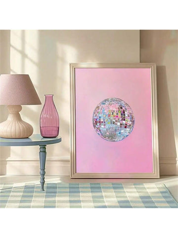 Elevate your dorm room with this Bright Pink Minimalist Disco Ball Poster, designed for a modern and stylish ambiance. Its clean, vibrant design adds a pop of color and a touch of retro flair without overwhelming your space. Perfect for those who appreciate sleek, contemporary decor, this unframed poster offers versatile display options to suit your personal style.