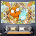 Main view of Cartoon-Kiff Tapestry Decoration Bedroom Dormitory Background Cloth Holiday Home Party canvas wall art print for home decor