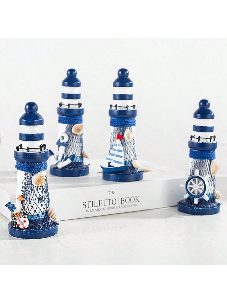 Create a nautical themed ambiance in your coastal home with our Charming 13cm Mini Marine Wooden Lighthouse. Crafted from high-quality wood, this lighthouse adds a touch of charm to any room. Perfect as a gift or to bring seaside charm to your home decor.