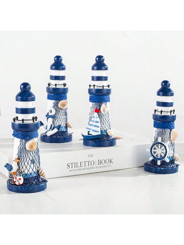 Create a nautical themed ambiance in your coastal home with our Charming 13cm Mini Marine Wooden Lighthouse. Crafted from high-quality wood, this lighthouse adds a touch of charm to any room. Perfect as a gift or to bring seaside charm to your home decor.