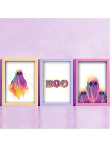 Elevate your fall decor with this charming 3-piece pink BOO Halloween poster set. Designed to blend festive spirit with a soft, aesthetic touch, these posters bring a unique and stylish vibe to any room. Perfect for creating a cozy, seasonal atmosphere, they offer a fresh alternative to traditional Halloween decorations while maintaining a playful and welcoming feel. Ideal for those who appreciate subtle yet impactful holiday accents.