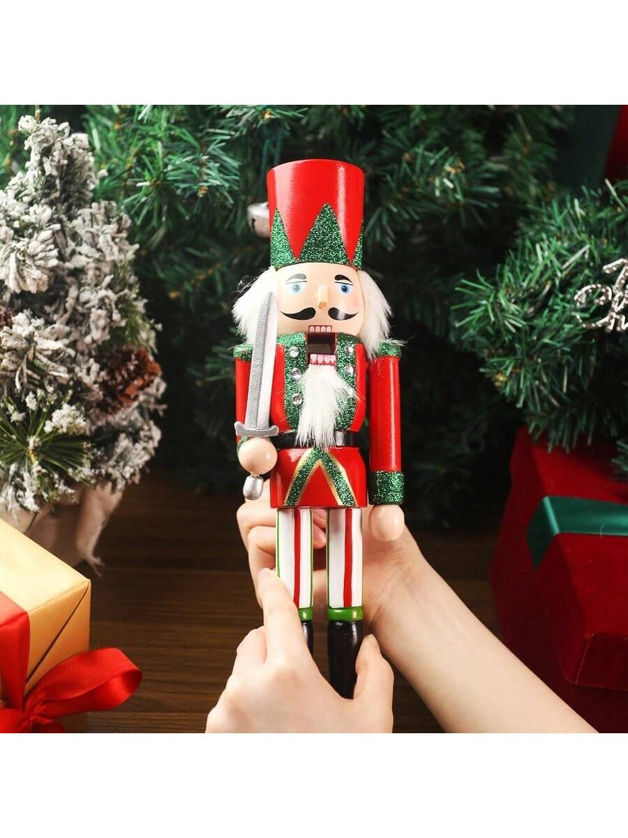 Celebrate the season with this delightful wooden nutcracker featuring three charming otters in festive red. Handcrafted with attention to detail, this holiday ornament brings warmth and whimsy to any home décor. Perfect as a standalone display piece or cherished gift, it captures the playful spirit of the holidays while adding a unique touch to your seasonal collection. An ideal choice for otter enthusiasts and nutcracker collectors alike.